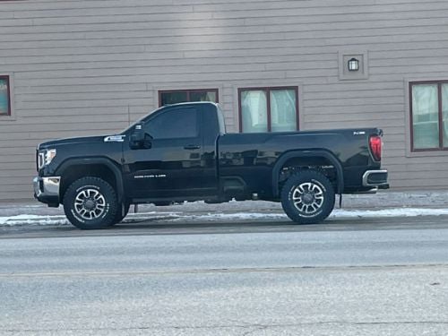 Truck Hardware Gatorback Black Wrap GMC Mud Flaps - Set of 4 - Fits 2020-2026 GMC Sierra 2500/3500HD customer photo