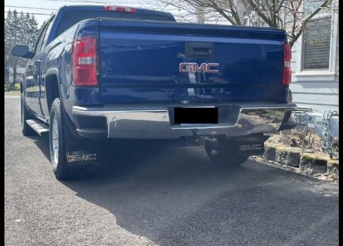 Truck Hardware Gatorback 12"x23" Black Wrap GMC Mud Flaps customer photo