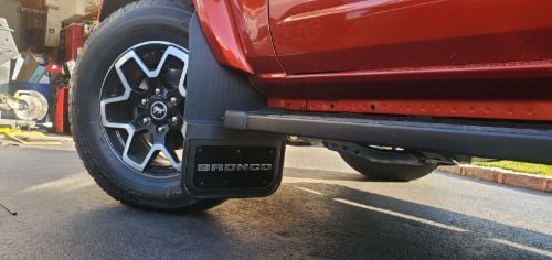 Truck Hardware Gatorback Bucking Bronco Mud Flaps - Rear Pair - Fits 2021-2026 Ford Bronco customer photo