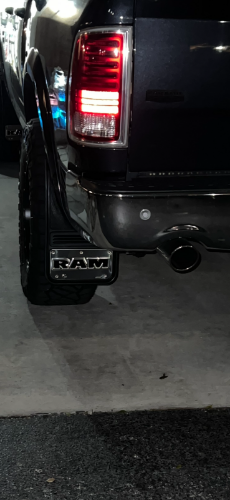 Truck Hardware Gatorback RAM Text Mud Flaps - Front Pair - Fits 2009-2018 RAM 1500 & 2010-2026 RAM 2500/3500 customer photo