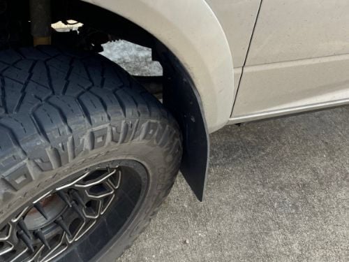 Rockstar Mud Flaps - 12" x 23" - Front or Rear Pair - Without Trim Plates customer photo