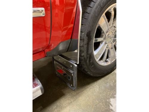 Truck Hardware Gatorback Stainless Plate Mud Flaps - Front - 2014-2018 Silverado 1500/2015-2019 2500/3500 customer photo
