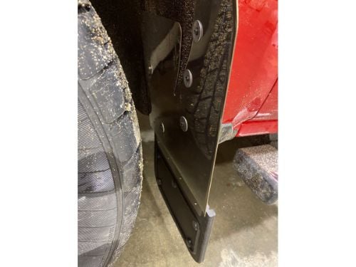 Truck Hardware Gatorback Stainless Plate Mud Flaps - Front - 2014-2018 Silverado 1500/2015-2019 2500/3500 customer photo