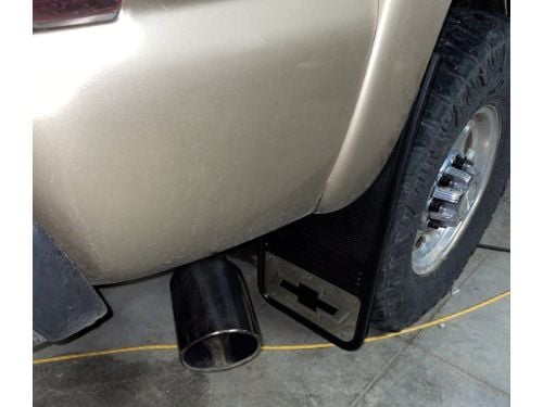 Truck Hardware Gatorback 12"x23" Black Bowtie Mud Flaps customer photo