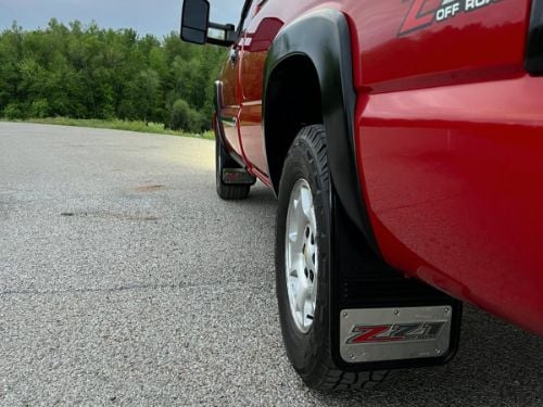 Truck Hardware Gatorback 12"x23" Z71 Cut Mud Flaps customer photo