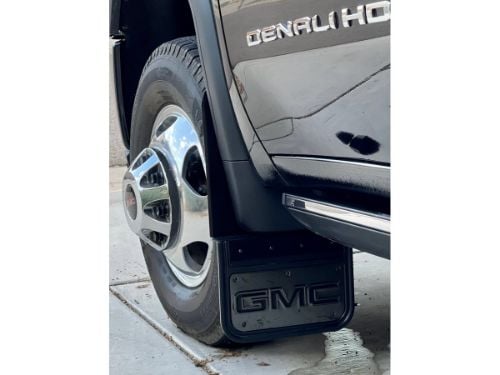 Truck Hardware Gatorback Gunmetal GMC Dually Mud Flaps - Rear Pair - Fits 2020-2026 GMC Sierra 3500HD customer photo