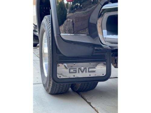Truck Hardware Gatorback Gunmetal GMC Dually Mud Flaps - Rear Pair - Fits 2020-2026 GMC Sierra 3500HD customer photo