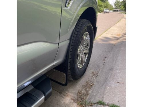 Truck Hardware Gatorback Stainless Plate Mud Flaps - Set of 4 - Fits 2021-2026 Ford F-150 customer photo