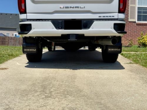 Truck Hardware Gatorback Black Wrap Denali Mud Flaps - Set of 4 - Fits 2020-2026 GMC Sierra 2500/3500HD customer photo