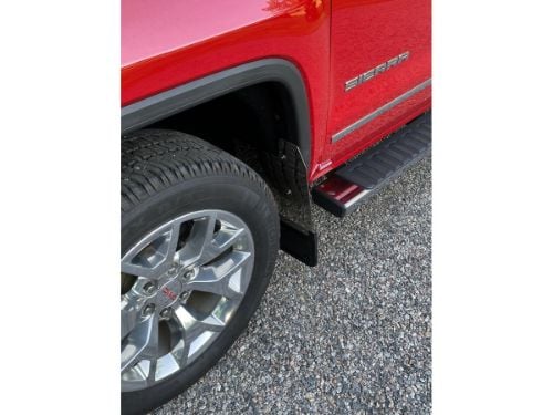 Truck Hardware Gatorback Black GMC Mud Flaps - Rear - 2014-2018 Sierra 1500/2015-2019 2500/3500 customer photo